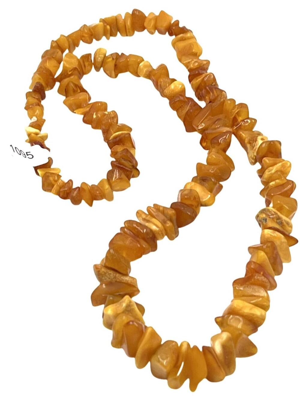 Vintage Graduated 25” Honey Brown Baltic Amber Necklace